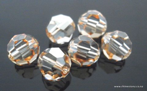 Swarovski Round Art 5000 Crystal Golden Shadow 6mm